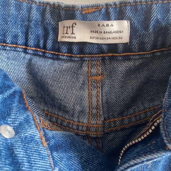 Zara Cropped Jean Pants - Picture 3 of 3